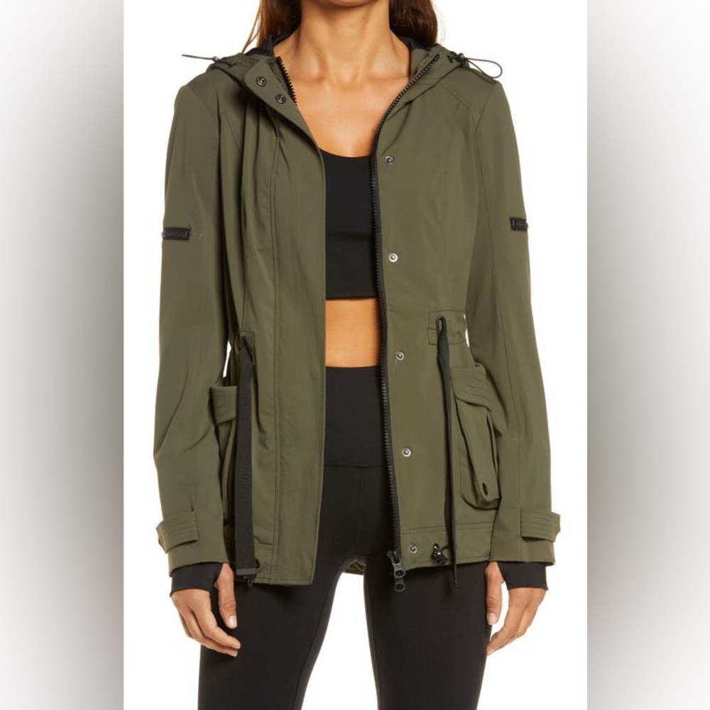 Blanc Noir Tectonic Hooded Utility Jacket